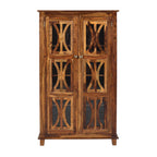 Solid Sheesham Wood 2 Door Storage Cabinet