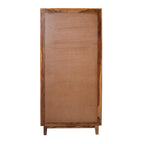 Brahma Sheesham Wood Crockery Cabinet with glass doors