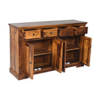 Elephant sheesham wood sidebaord with 4 door and 4 drawers