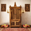 Temple Deepka Solid Wood Mandir Unit