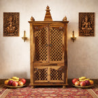 Temple Deepka Solid Wood Mandir Unit