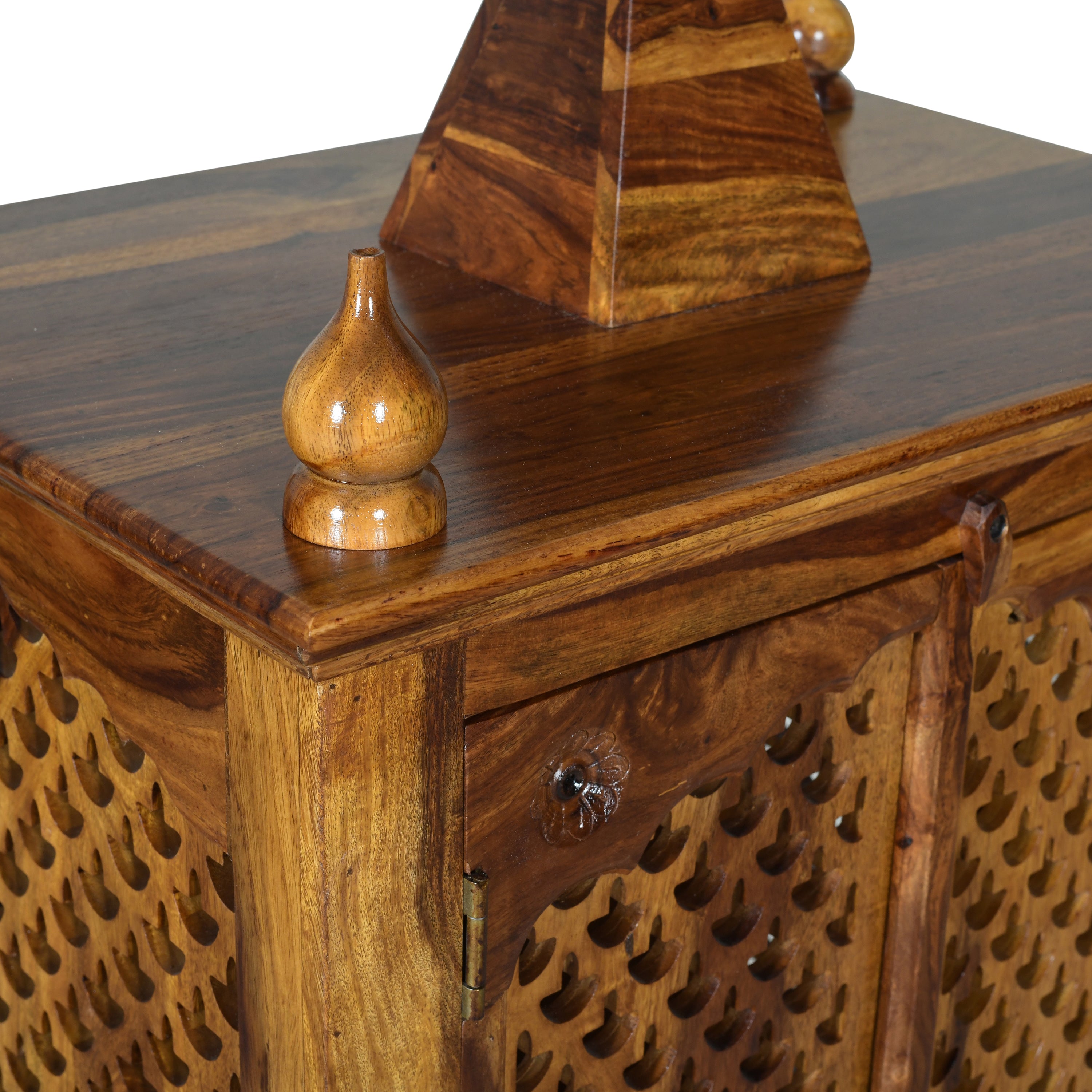 Temple Deepka Solid Wood Mandir Unit