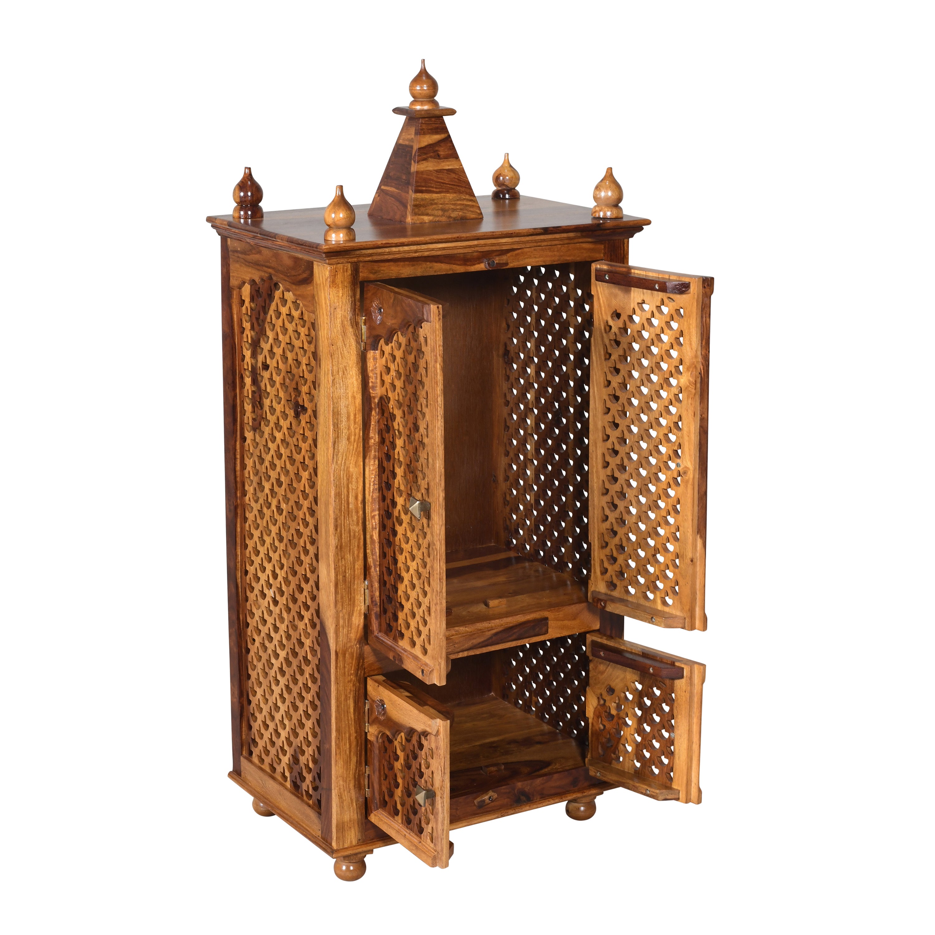 Temple Deepka Solid Wood Mandir Unit