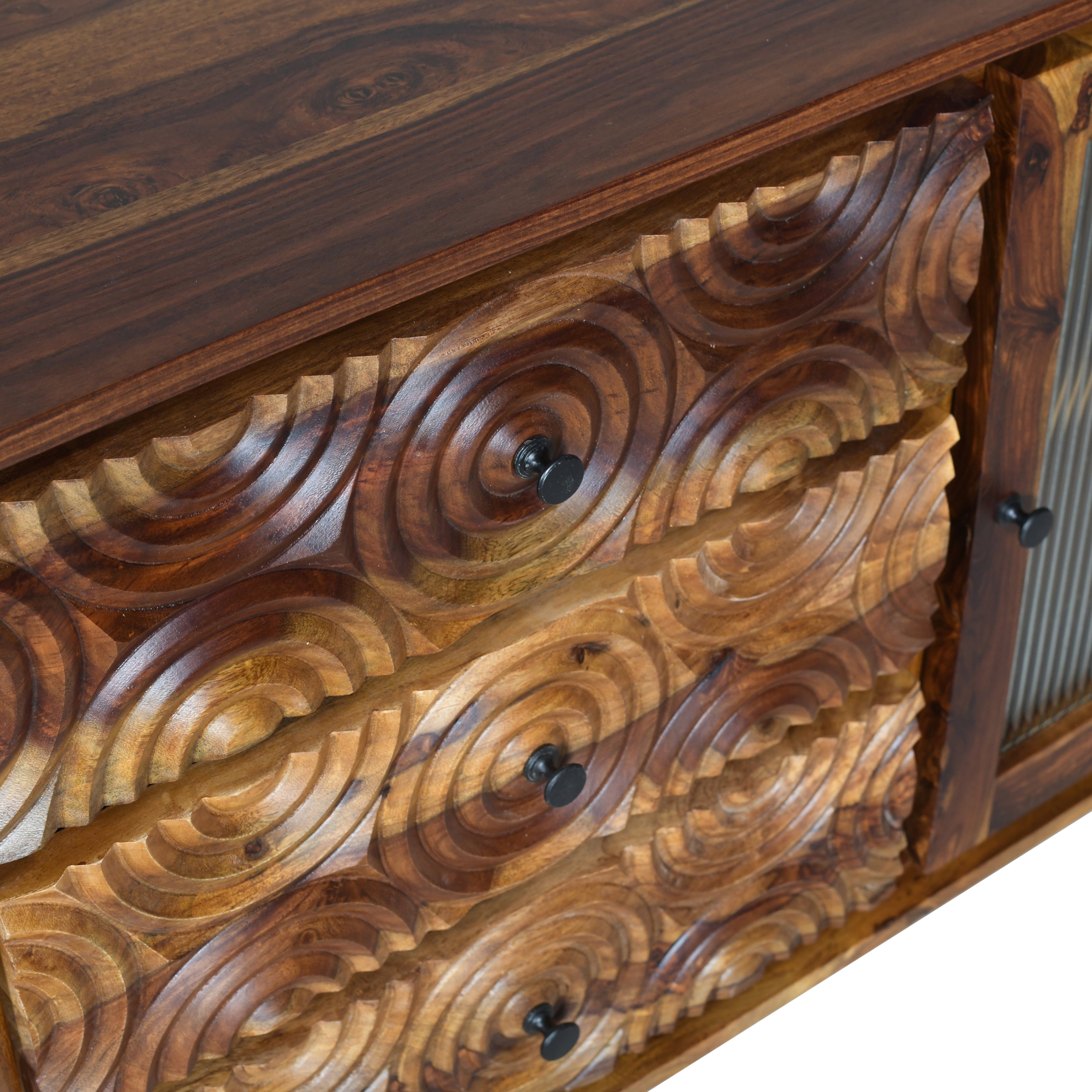 Sheesham Wood Designer Sideboard