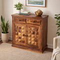 Diamond Shorack Sheesham Wood 2 Door cabinet