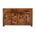 Diamond sheesham wood sidebaord with 4 door and 4 drawers