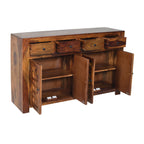 Diamond sheesham wood sidebaord with 4 door and 4 drawers