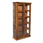 Solid Wood Glass-Door Display Cabinet