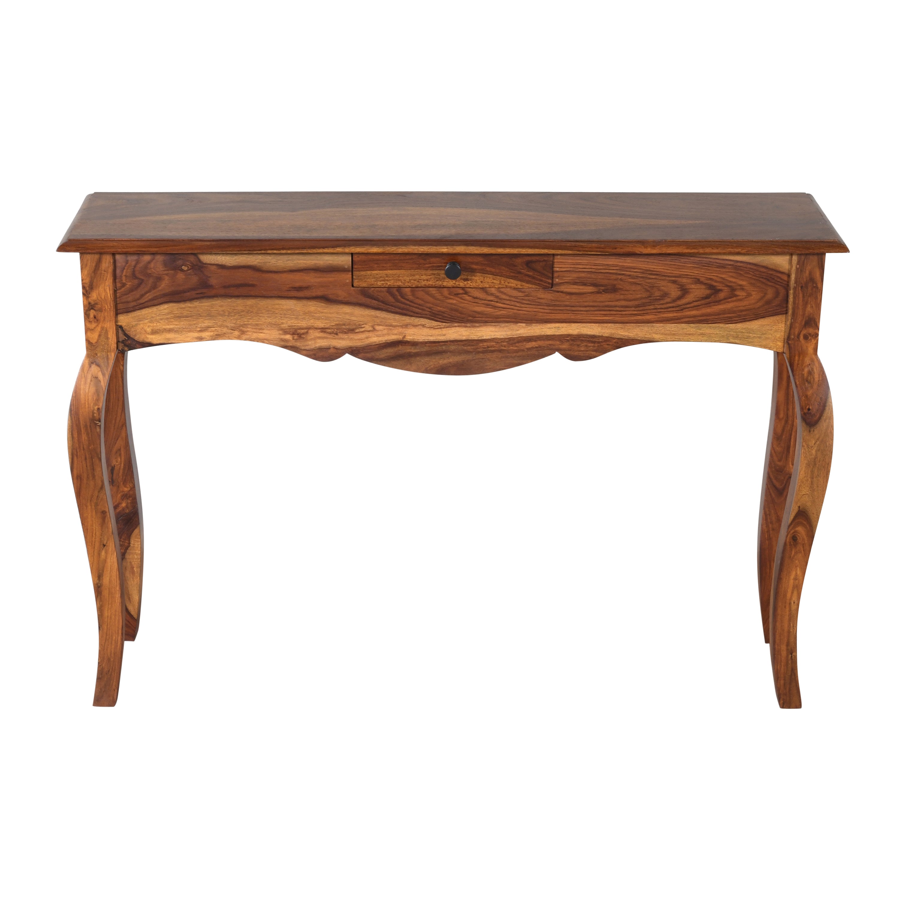 Solid Wood Console Classic Table With Curves Legs