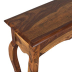 Solid Wood Console Classic Table With Curves Legs