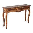 Solid Wood Console Classic Table With Curves Legs