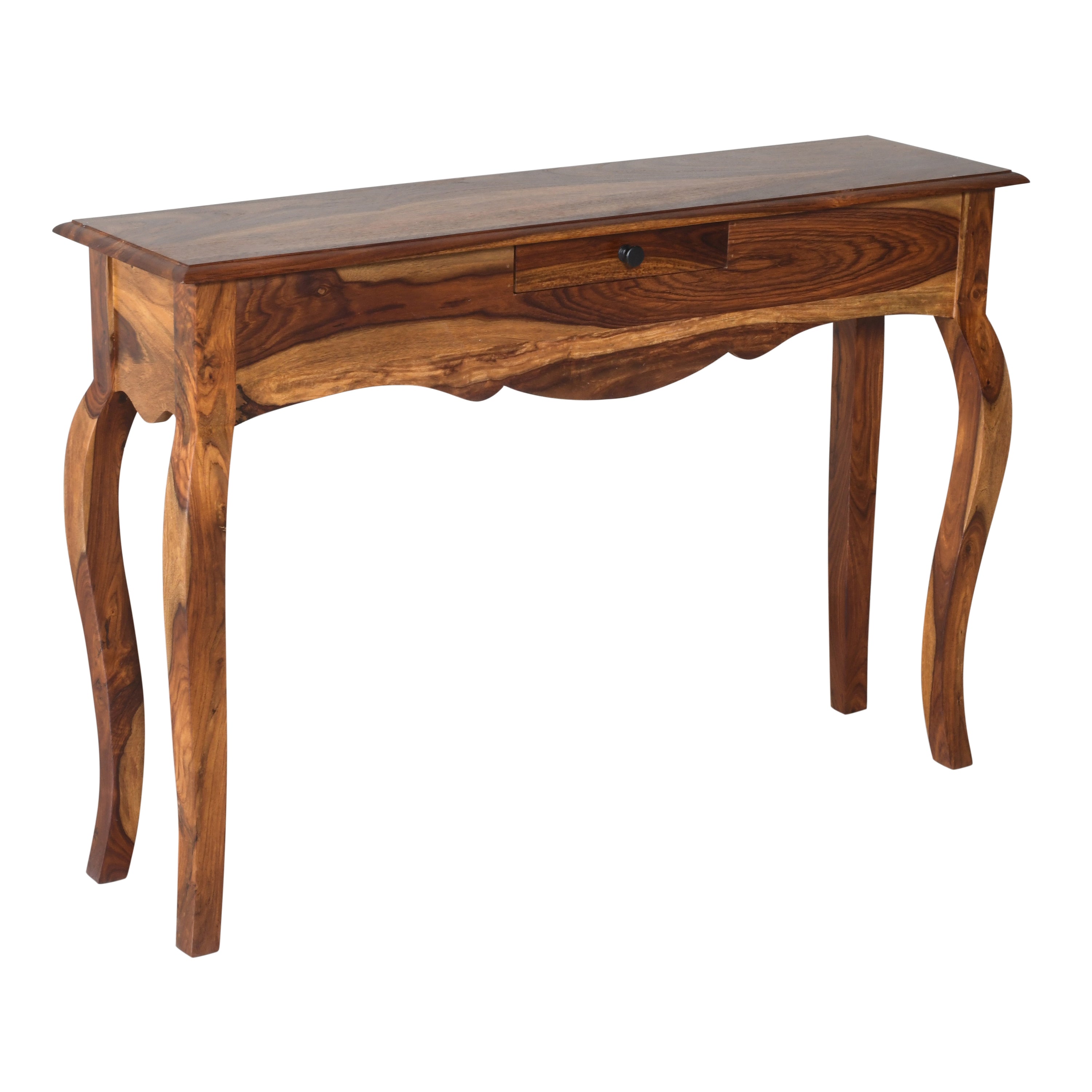 Solid Wood Console Classic Table With Curves Legs