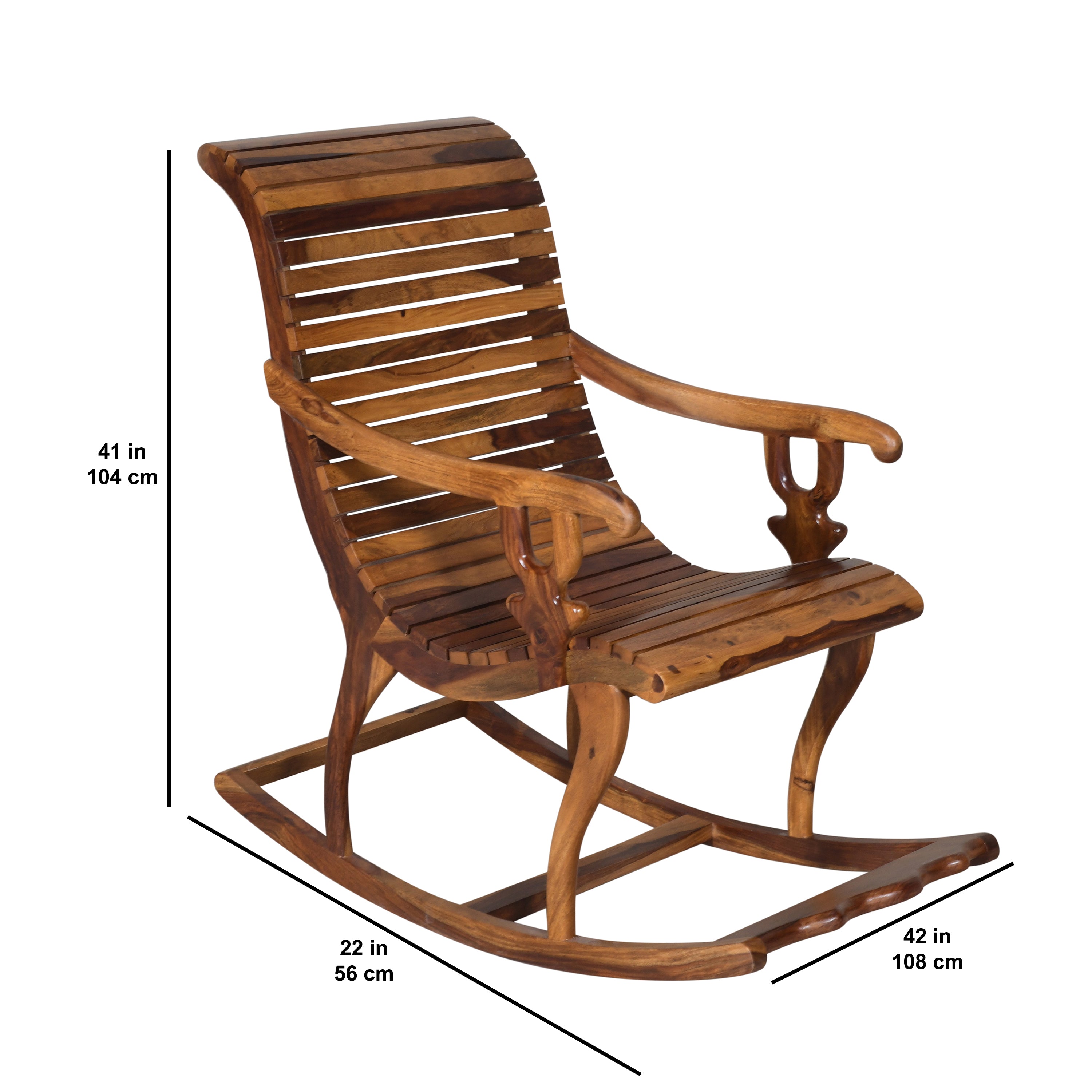 Solid Wood Rocking Chair