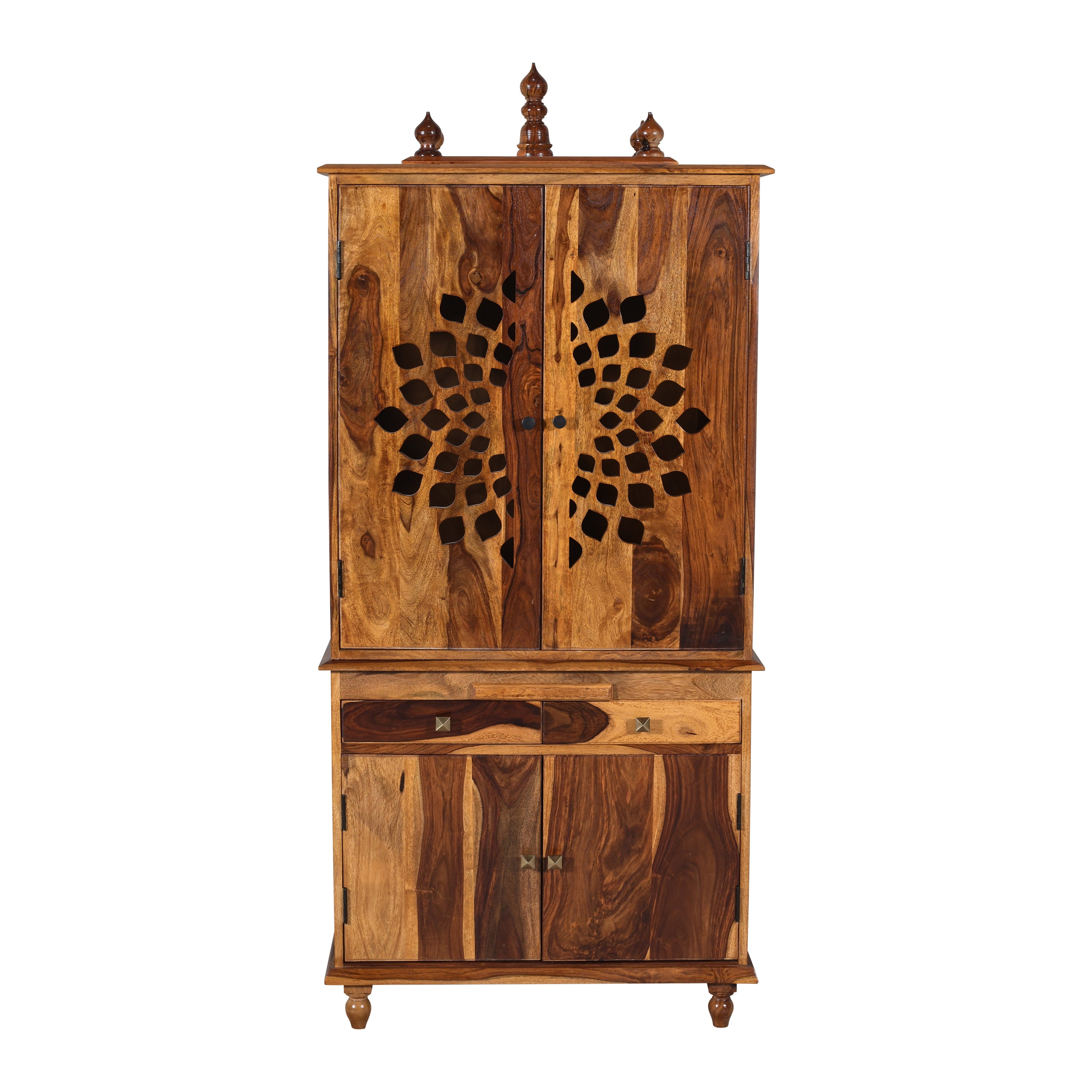 Geeta Divine Solid Wood Temple Unit