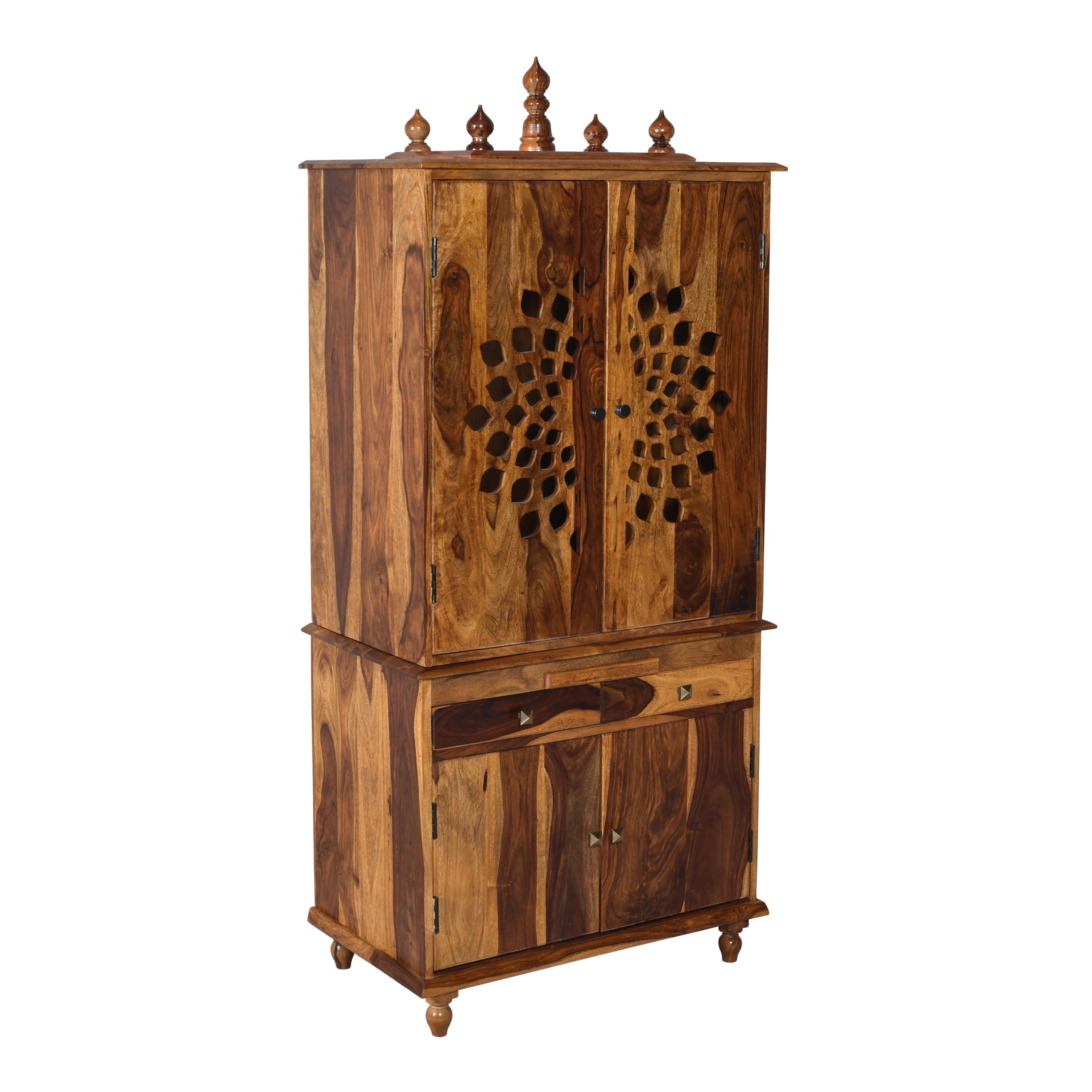 Geeta Divine Solid Wood Temple Unit