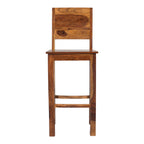 Bar chair Solid Sheesham Wood High Back Bar Chair