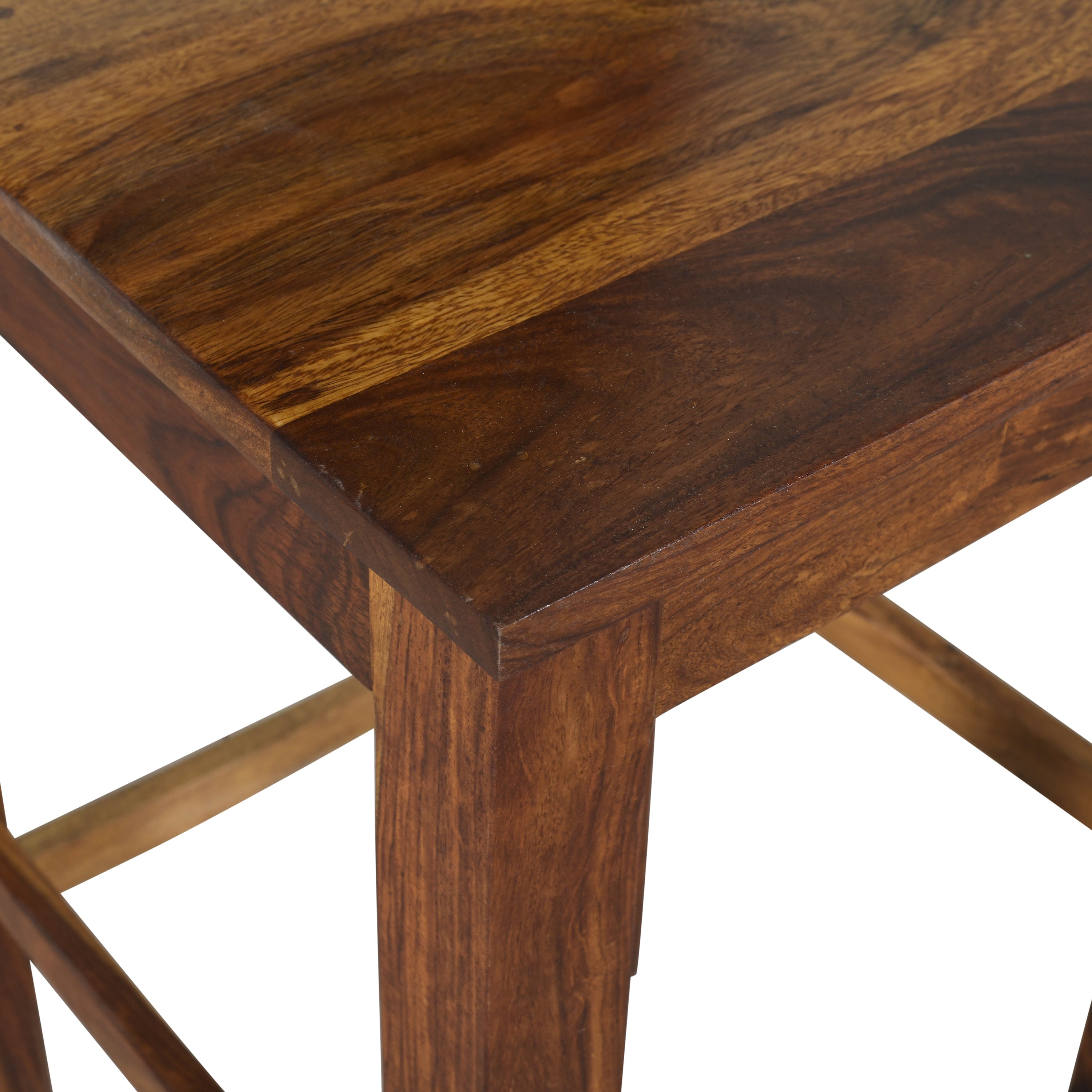 Bar chair Solid Sheesham Wood High Back Bar Chair