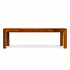 Bench plain Solid sheesham wood minimal design bench