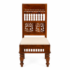 Ghirli Chair Sheesham wood chair with CNC cut desing (pack of 2 chairs)