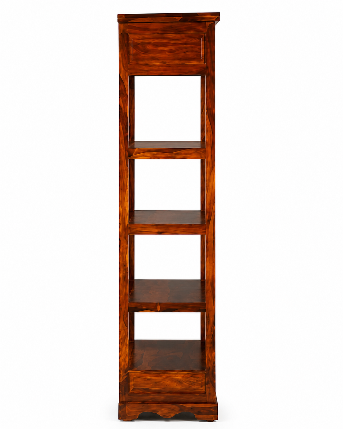 Boho Siramika Book Shelf sheesham wood book shelf with ceramica tile