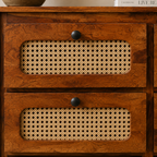 Rattan Chester sheesham wood storage chester with 6 drawers