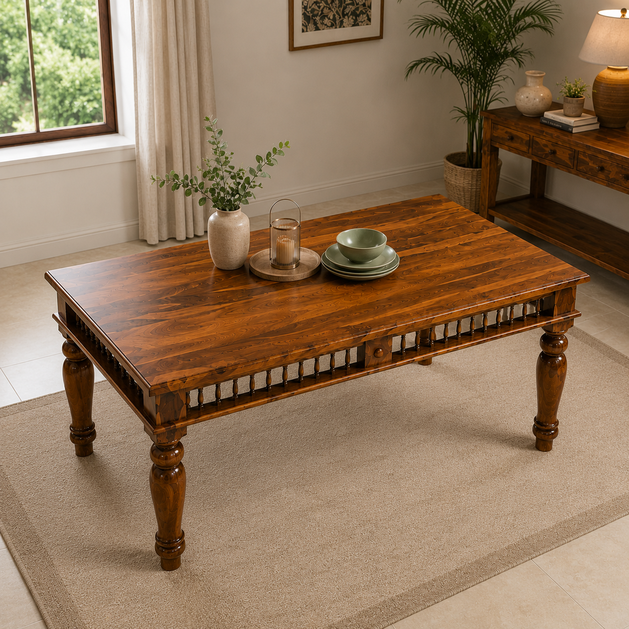 Ghirli Dining Table solid wood dining table without chairs