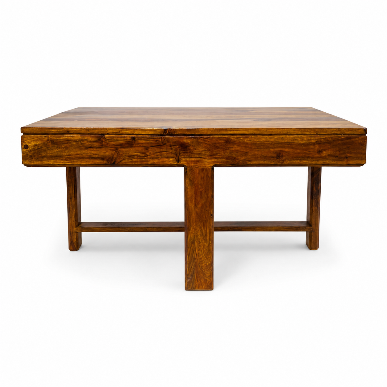 Coffee table 1+4 soldi wood coffee table with 4 stools