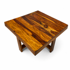 Coffee table 1+4 soldi wood coffee table with 4 stools