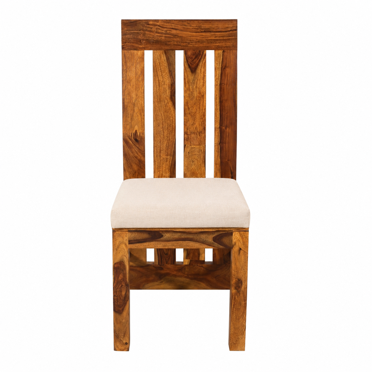 Poster Chair Sheesham wood chair with long height back (pack of 2 chair)
