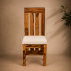 Poster Chair Sheesham wood chair with long height back (pack of 2 chair)
