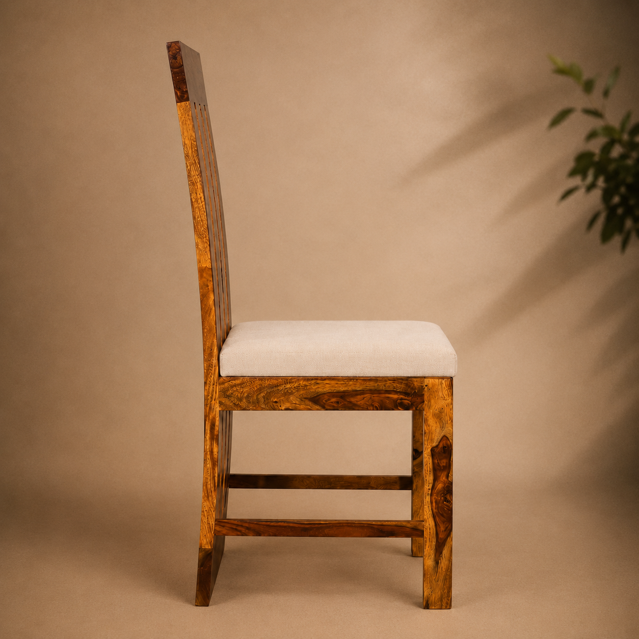 Poster Chair Sheesham wood chair with long height back (pack of 2 chair)