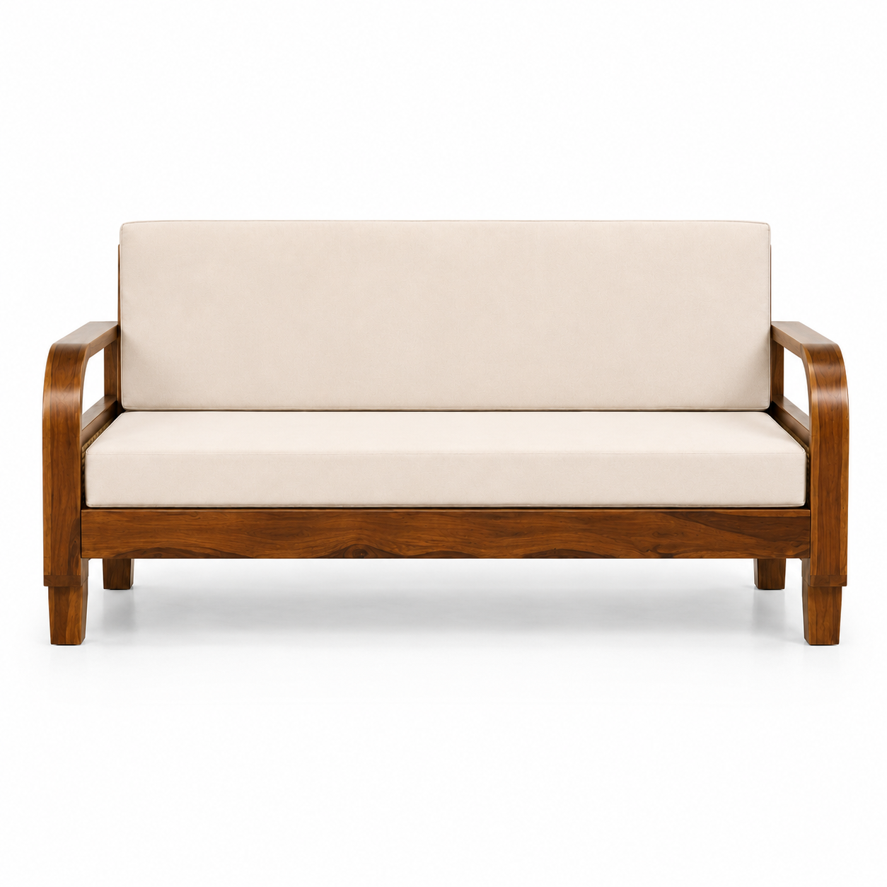 Rattan 3 Seater sofa solid sheesham wood 3 seater sofa with rattan cane