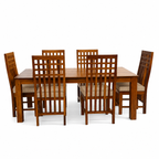 Classic 6 seater dining set solid wood 6 seater dining set