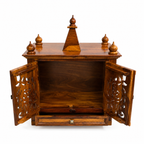 Temple Om Solid wood temple with CNC cut om design