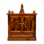 Temple Om Solid wood temple with CNC cut om design