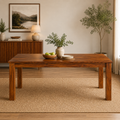 Dining classic Solid wood plain dining table without chairs