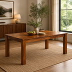 Dining classic Solid wood plain dining table without chairs