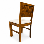 Diamond Chair sheesham wood chair with diamond design (pack of 2 chairs)