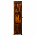 Kuber Wardrobe Solid wood almirah with 3 doors and multishelf