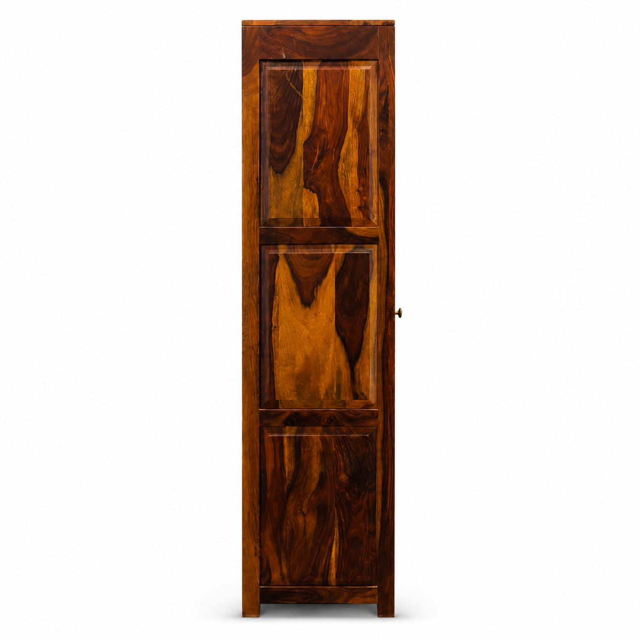Kuber Wardrobe Solid wood almirah with 3 doors and multishelf