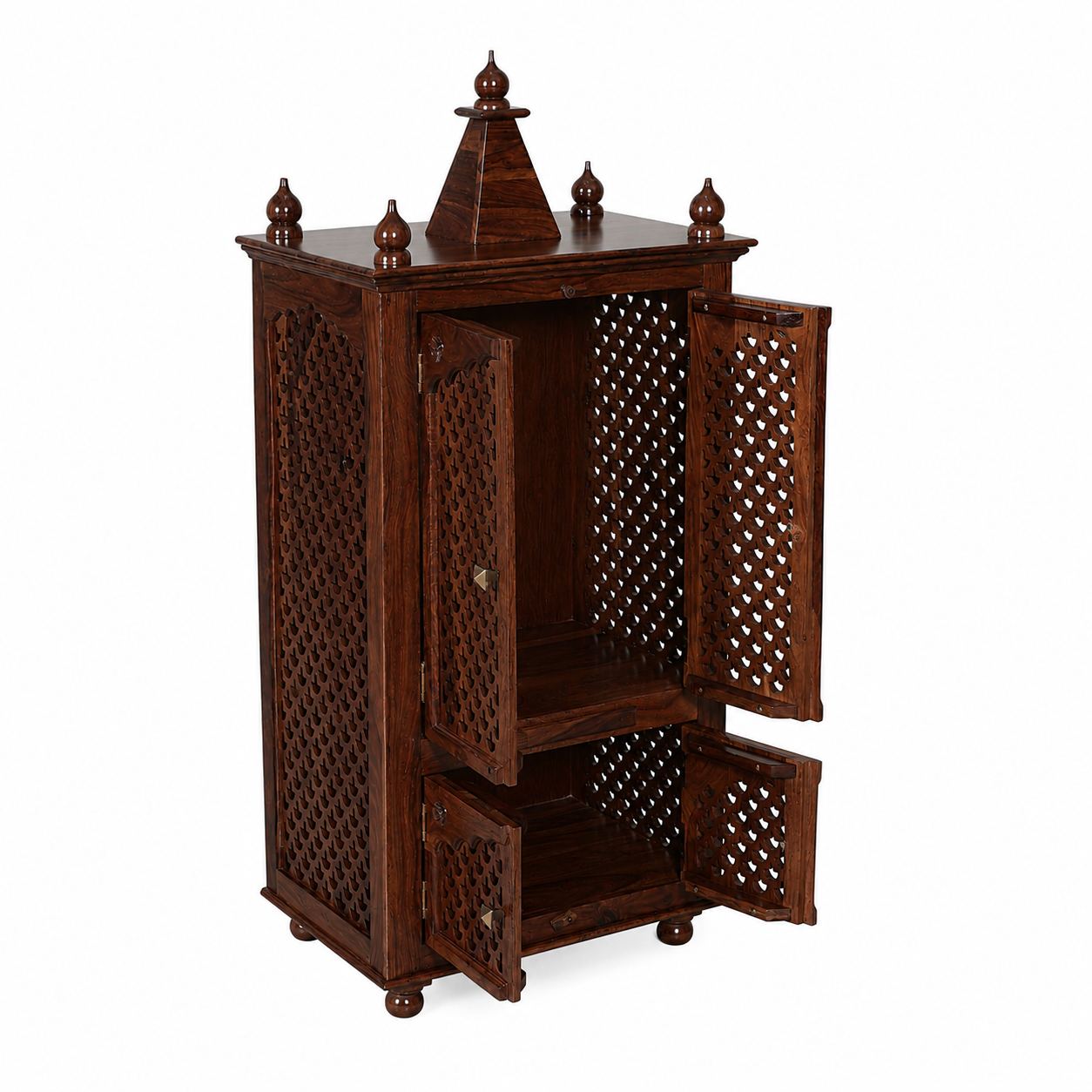 Temple Deepka Solid Wood Mandir Unit