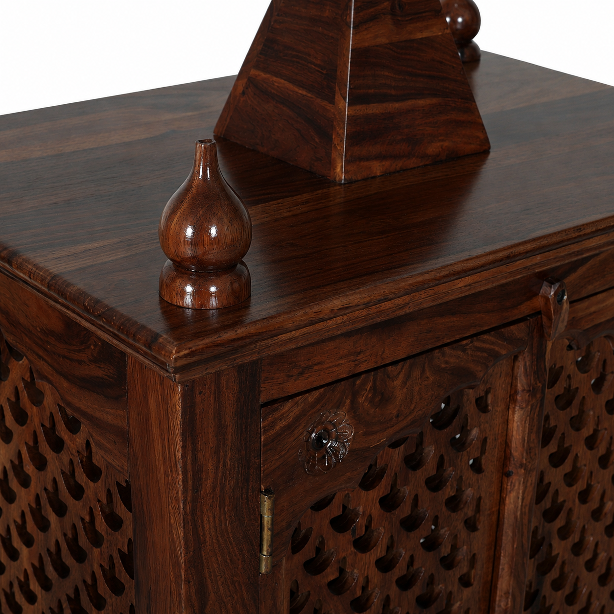 Temple Deepka Solid Wood Mandir Unit