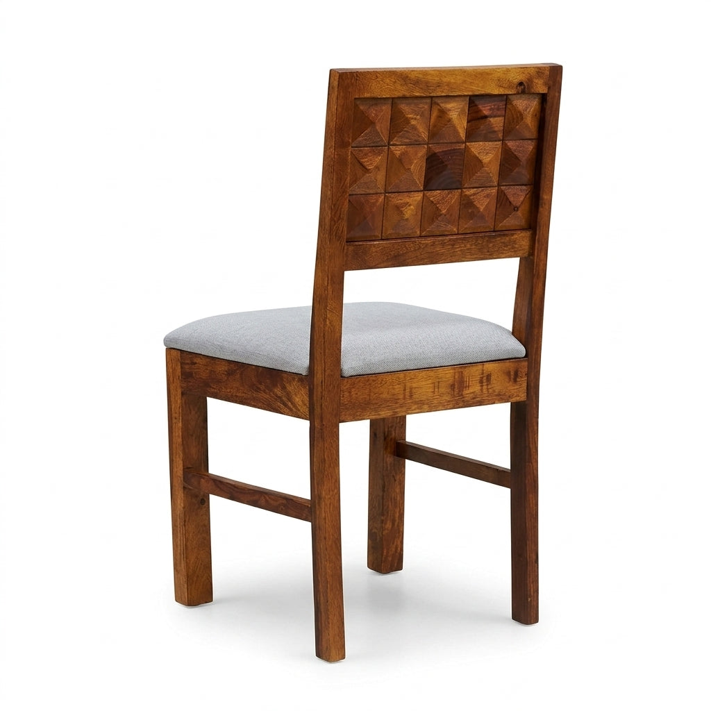 Dining Diamond set Solid wood 6 seater dining table with chair