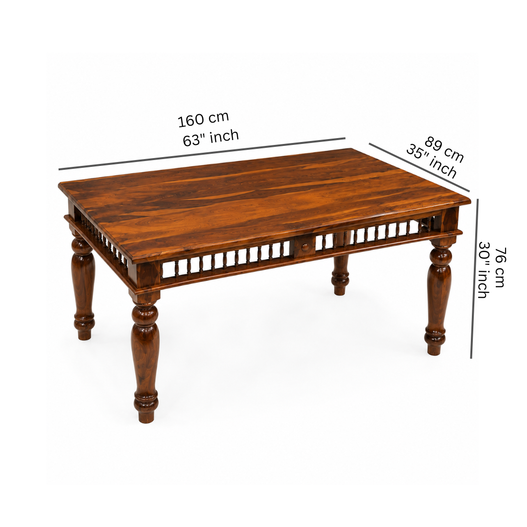 Ghirli Dining Table solid wood dining table without chairs