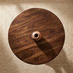 Haven Round Dining Table With Cross and Folding Legs