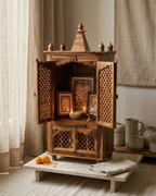Temple Deepka Solid Wood Mandir Unit