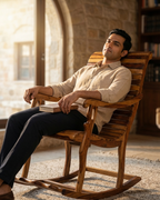 Solid Wood Rocking Chair