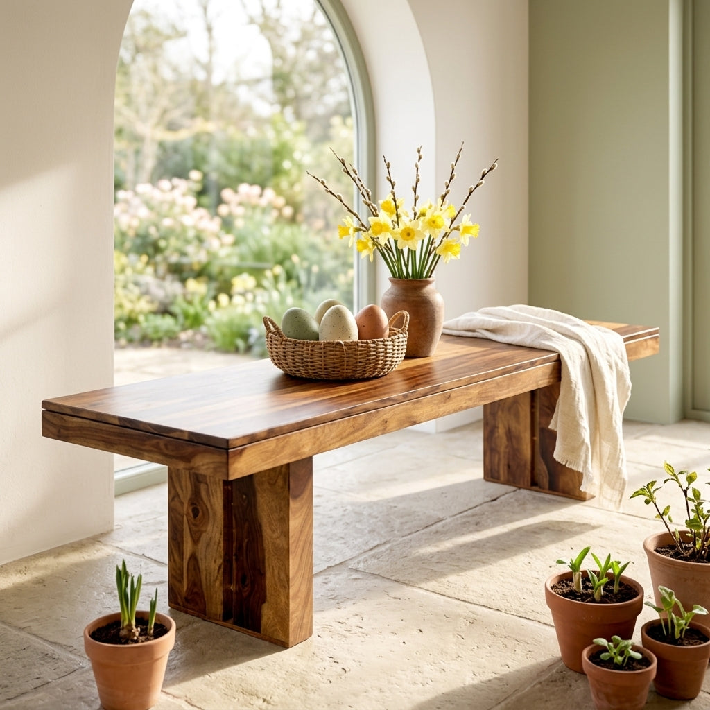 Hola Heritage Solid Wood Bench