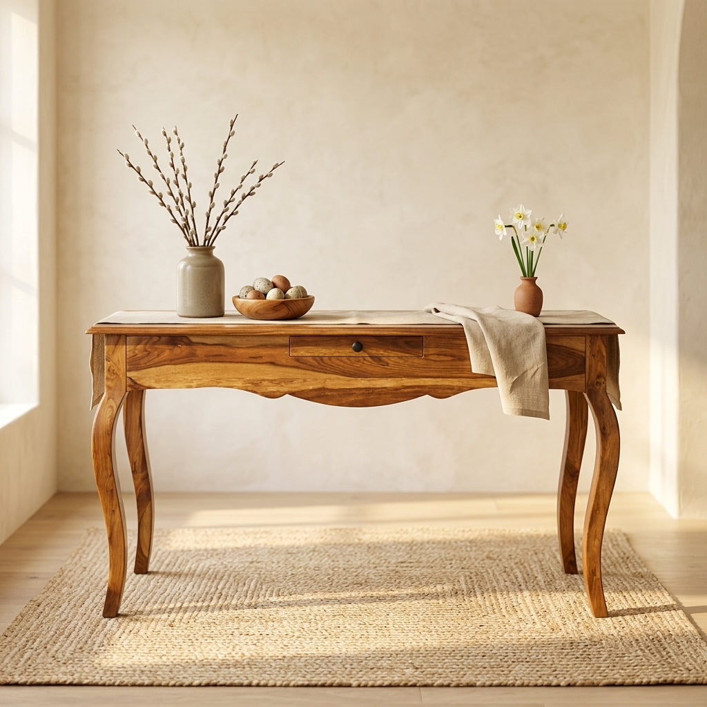 Solid Wood Classic Consol Table